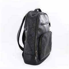COACH Ethan Backback in Signature Canvas Charcoal/ Black Men Bag